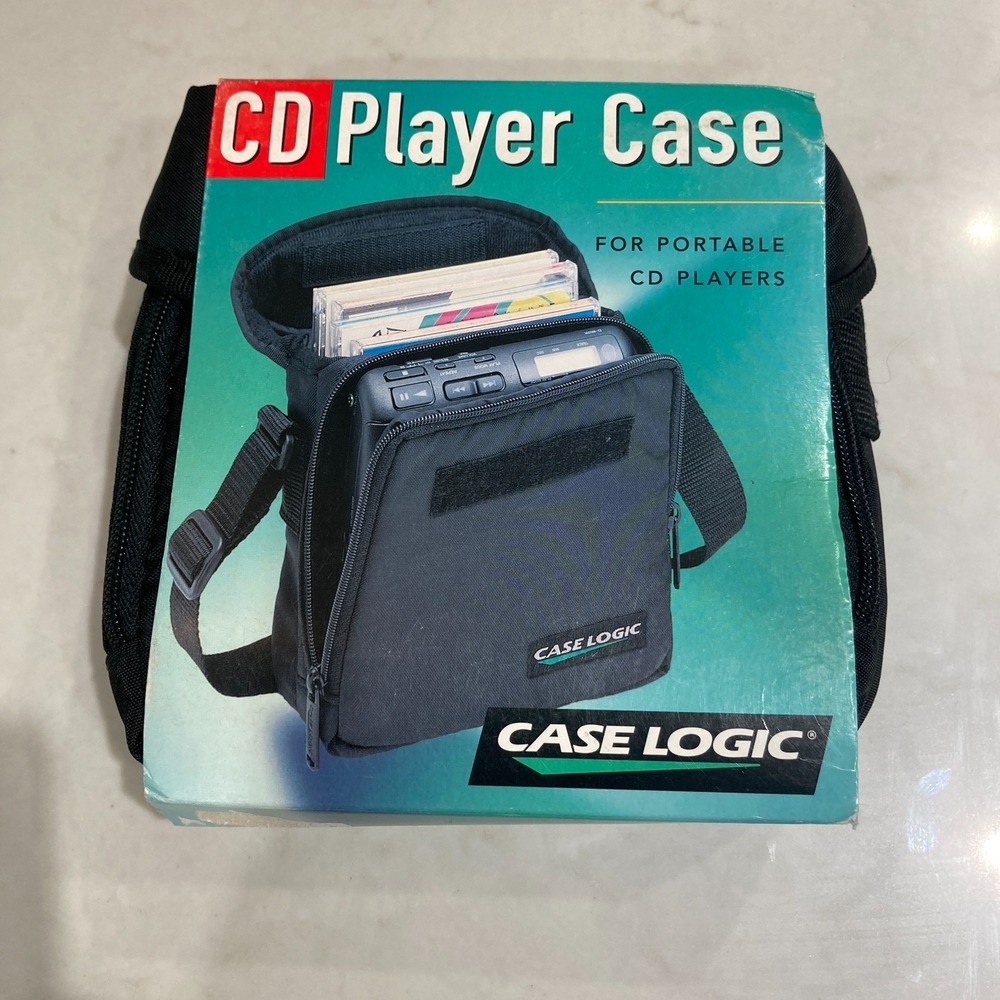 Case Logic DM1 CD Player Tote w/ Carrying Strap VTG Retro 1997 NOP